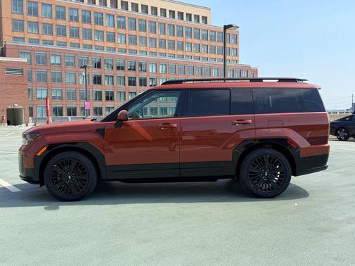 Terracotta Orange 2026 Hyundai SANTA FE HEV Calligraphy