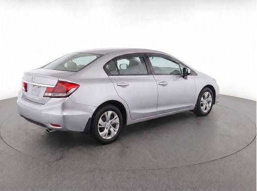 Alabaster Silver Metallic 2014 Honda Civic LX