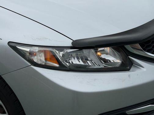 Alabaster Silver Metallic 2014 Honda Civic LX