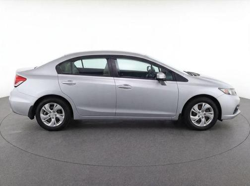 Alabaster Silver Metallic 2014 Honda Civic LX