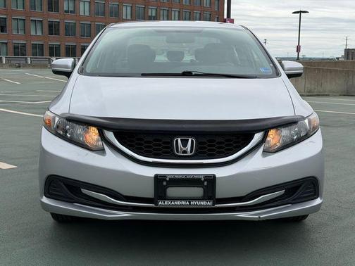 Alabaster Silver Metallic 2014 Honda Civic LX
