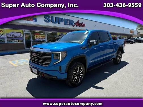 BLUE 2022 GMC Sierra 1500 AT4