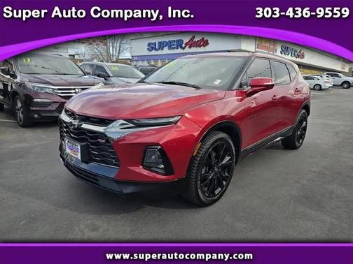 RED 2021 Chevrolet Blazer RS