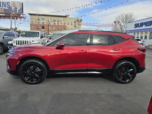 RED 2021 Chevrolet Blazer RS