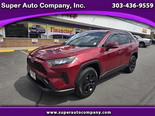 RED 2019 Toyota RAV4 LE