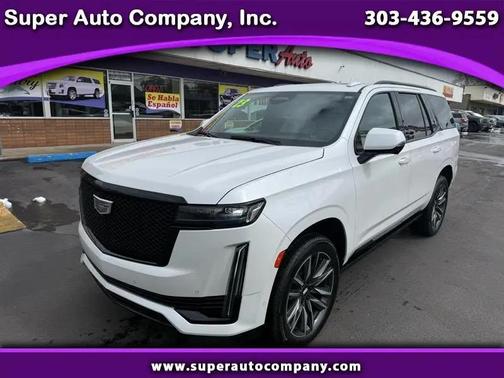 WHITE 2023 Cadillac Escalade Sport