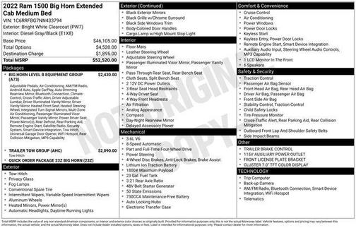 2022 RAM 1500 Big Horn/Lone Star