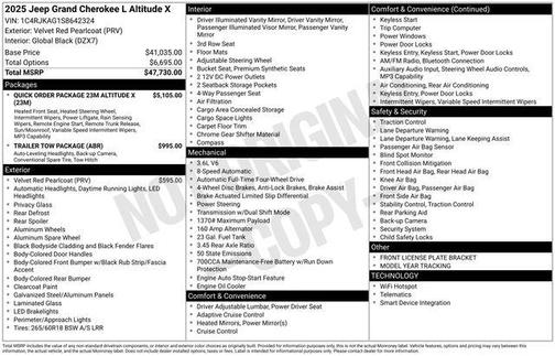 2025 Jeep Grand Cherokee L Altitude