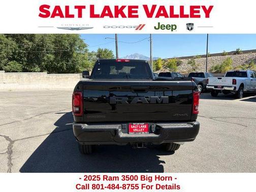 2025 RAM 3500 Big Horn Crew Cab 4x4 8' Box