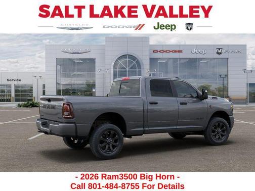 2026 RAM 3500 Big Horn Crew Cab 4x4 6'4' Box