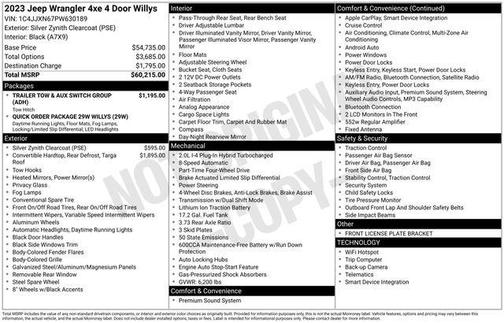 2023 Jeep Wrangler 4xe Base