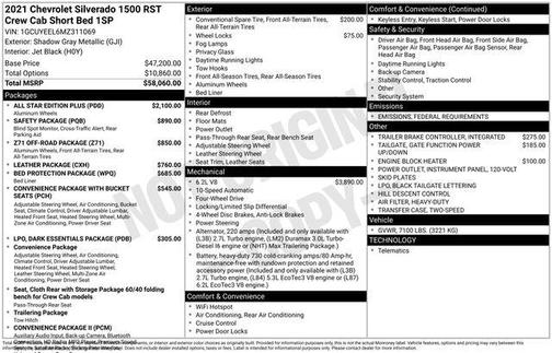 2021 Chevrolet Silverado 1500 RST