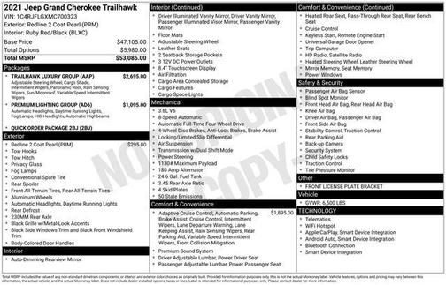 2021 Jeep Grand Cherokee Trailhawk