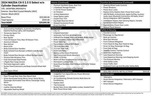 2024 Mazda CX-5 2.5 S Select