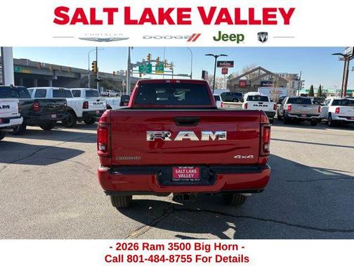 2026 RAM 3500 Big Horn Crew Cab 4x4 8' Box