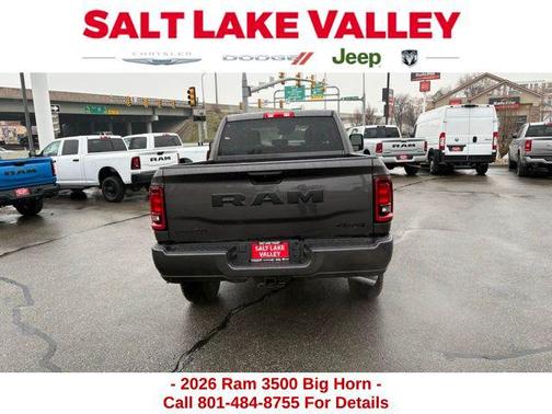 2026 RAM 3500 Big Horn Crew Cab 4x4 6'4' Box