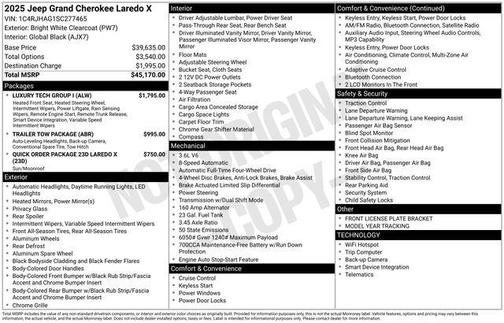 2025 Jeep Grand Cherokee Laredo