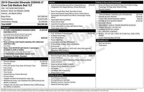 2019 Chevrolet Silverado 2500 LT