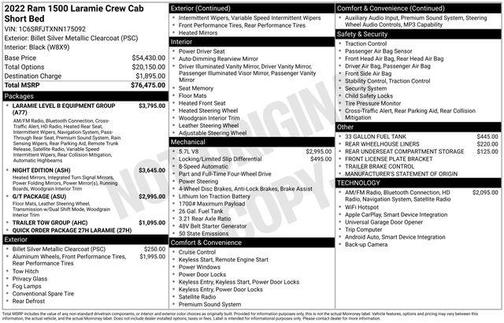2022 RAM 1500 Laramie