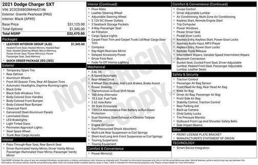 2021 Dodge Charger SXT