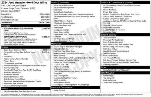 2024 Jeep Wrangler 4xe Willys