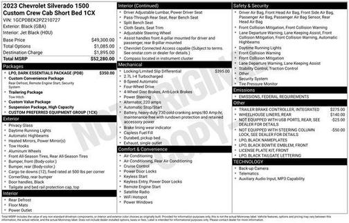 2023 Chevrolet Silverado 1500 Custom
