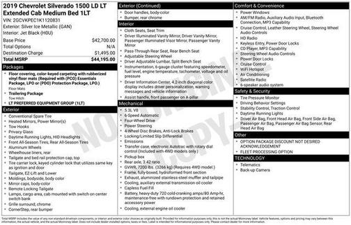 2019 Chevrolet Silverado 1500 1LT