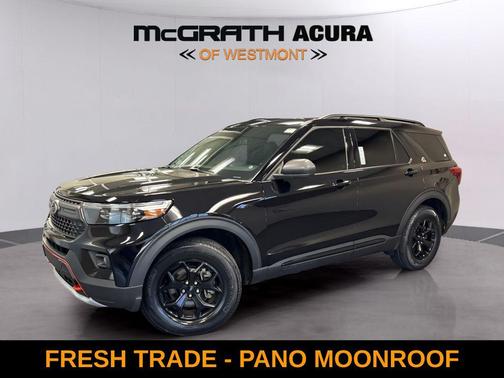 Agate Black Metallic 2023 Ford Explorer Timberline