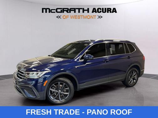 Atlantic Blue Metallic 2022 Volkswagen Tiguan 2.0T SE 4MOTION
