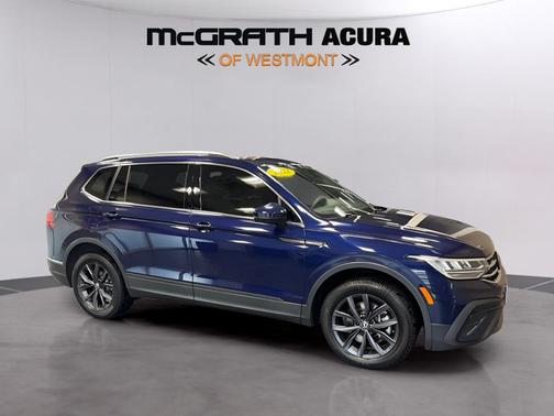 Atlantic Blue Metallic 2022 Volkswagen Tiguan 2.0T SE 4MOTION
