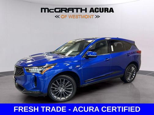 Apex Blue Pearl 2022 Acura RDX A-Spec Advance Package