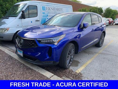 Apex Blue Pearl 2022 Acura RDX A-Spec Advance Package