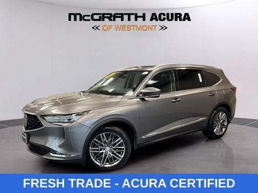 Liquid Carbon Metallic 2023 Acura MDX Advance Package
