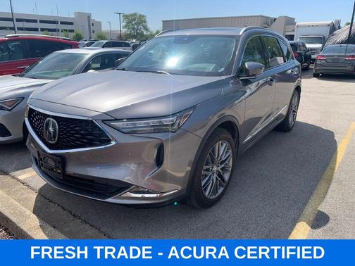 Liquid Carbon Metallic 2023 Acura MDX Advance Package