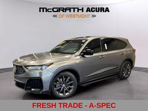 Liquid Carbon Metallic 2025 Acura MDX A-SPEC