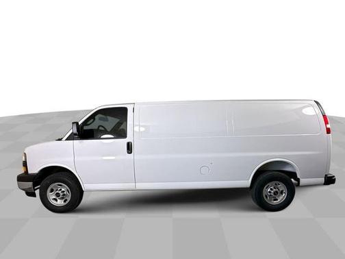 Summit White 2026 GMC Savana 3500 3500 Extended Wheelbase, Work Van, RWD