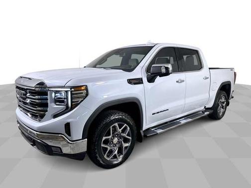 Glacier White Tricoat 2026 GMC Sierra 1500 SLT