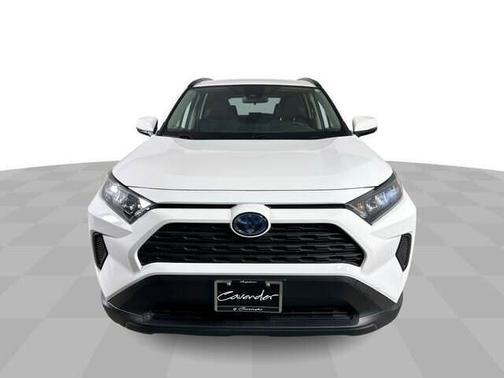 White 2022 Toyota RAV4 Hybrid LE