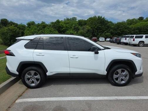 White 2022 Toyota RAV4 Hybrid LE