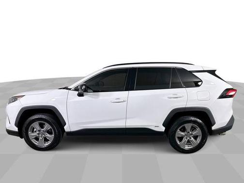 White 2022 Toyota RAV4 Hybrid LE