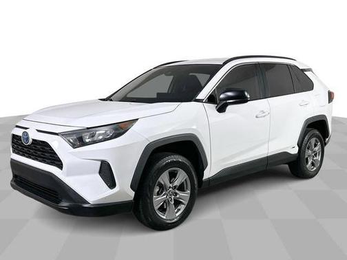 White 2022 Toyota RAV4 Hybrid LE