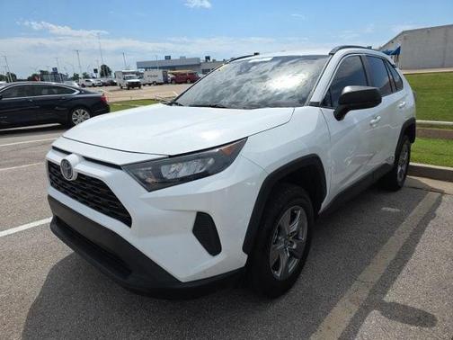 White 2022 Toyota RAV4 Hybrid LE