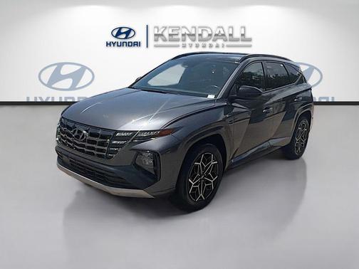 Titan Gray 2024 Hyundai TUCSON Hybrid N Line