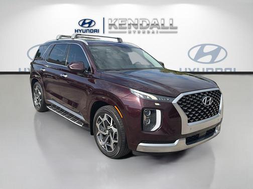 Sierra Burgundy 2021 Hyundai PALISADE Calligraphy