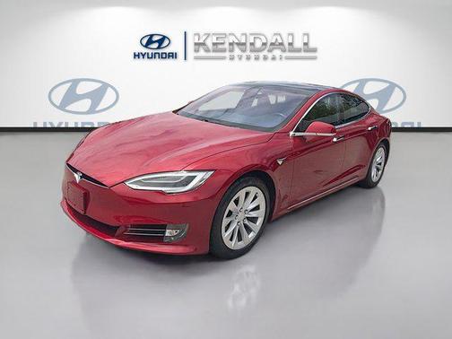 Red Multi-Coat 2017 Tesla Model S 75D