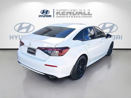 Platinum White Pearl 2025 Honda Civic Sport