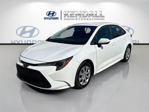 White 2022 Toyota Corolla LE