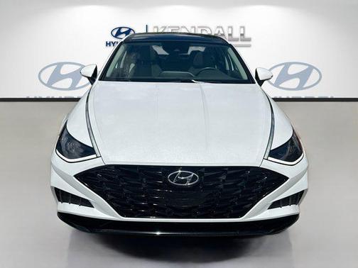 Quartz White 2021 Hyundai SONATA SEL