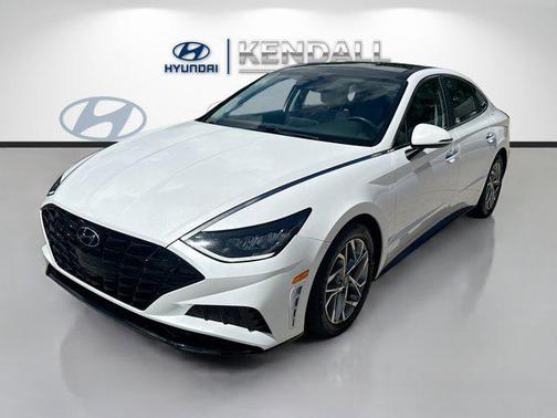 Quartz White 2021 Hyundai SONATA SEL
