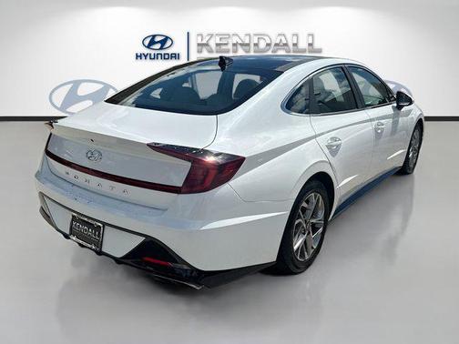 Quartz White 2021 Hyundai SONATA SEL